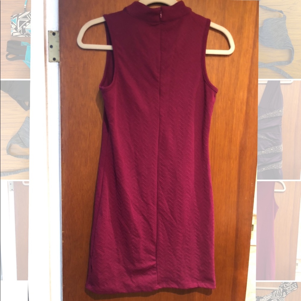 Forever 21 Bodycon Raspberry Dress - Picture 2 of 4